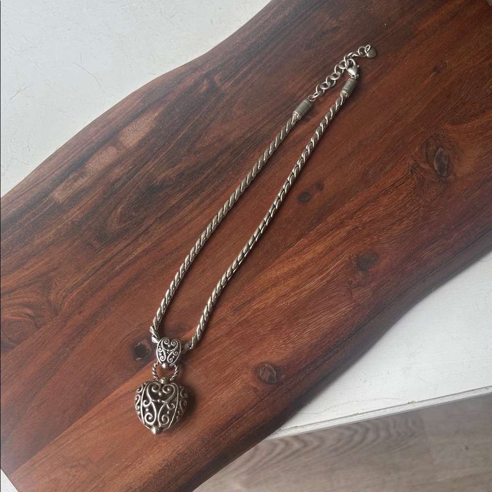 Brighton Treasures Bibi Heart Necklace- Women Jewelry